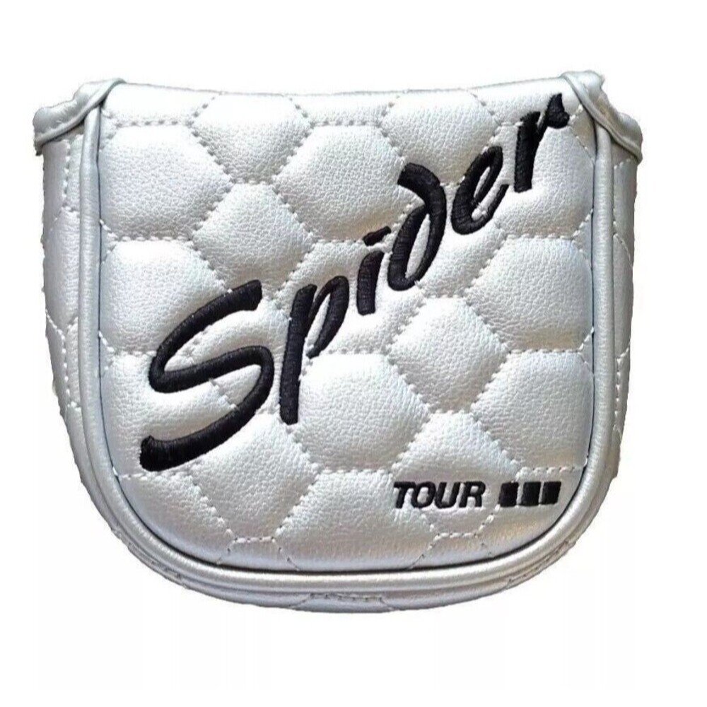 Spider Tour Golf SILVER Mallet Putter Headcover MAGNETIC Lid For TaylorMade